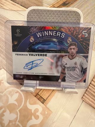 Cromo Federico Valverde Autógrafo Real Madrid