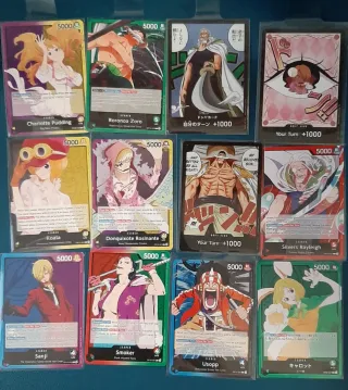 Carte One Piece - Charlotte Pudding, Zoro, Sanji