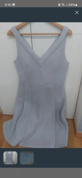 Vestido azul claro talla 44