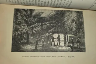 1878, Viaje al Pais de los Elefantes Libro antiguo