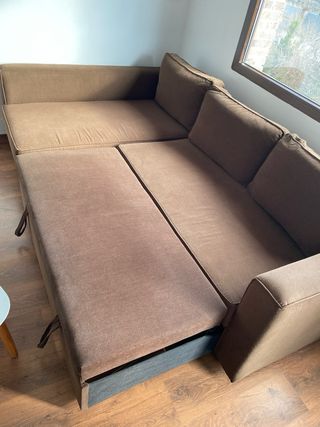 Sofa cama chaise longue 4 plazas IKEA
