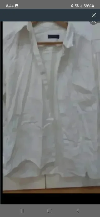 Camisa Adominguez Blanca Talla L