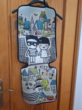 Colchoneta para silleta de bebé con diseño