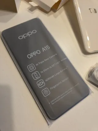 Oppo A15 Negro. Sin estrenar. Nuevo