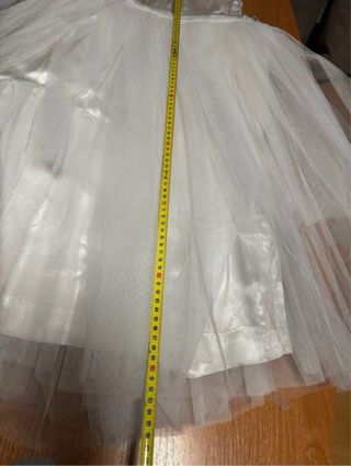 Cancán de niña blanco