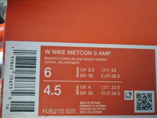 T36,5 Nike Metcom 9 AMP flores