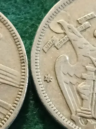 61 Monedas 5 Pesetas 1957