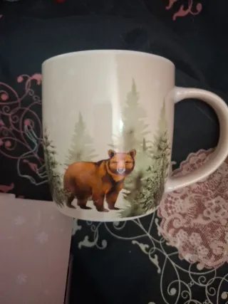 Taza Oso Decorativa