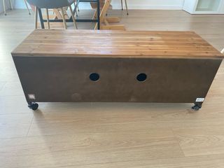 Mueble TV madera y metal