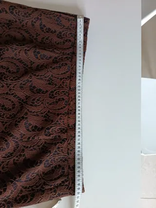 Gonna e stola cucite in sartoria Tg 50
