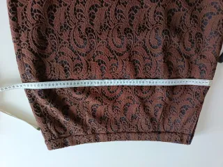 Gonna e stola cucite in sartoria Tg 50