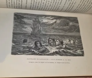 Finales 1800, Libro antiguo Aventuras y Viajes