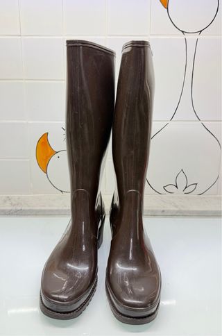 Stivali pioggia marroni Sarrazienne tg 37