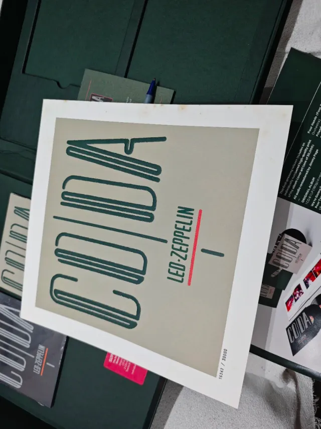 Led Zeppelin Coda Box Set Vinilo CD's