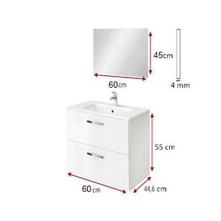 CONJUNTO MUEBLE BAÑO SUSPENDIDO