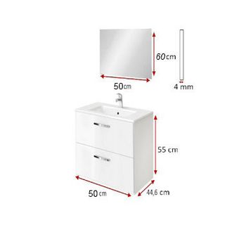 CONJUNTO MUEBLE BAÑO SUSPENDIDO