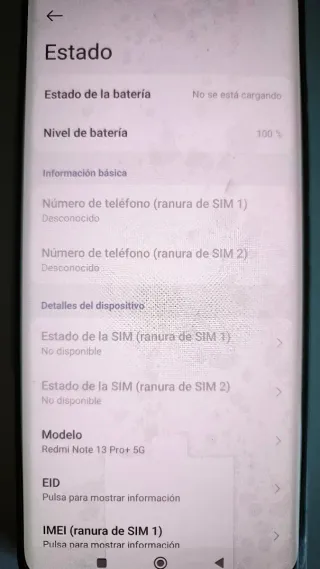 Xiaomi Redmi Note 13 Pro+ 5G negro