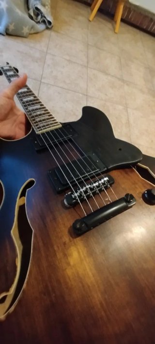 Guitarra Washburn semi-caja