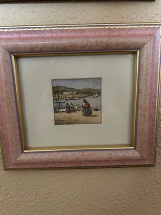 4 Cuadros Pequeños Láminas Originales