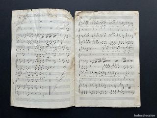 Partitura original goig Remei Besalú - Josep Rufet