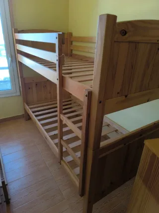 GRATIS Litera de madera desmontada