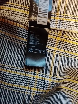 Blazer PARFOIS corte largo informal cuadros