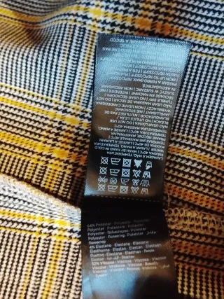 Blazer PARFOIS corte largo informal cuadros