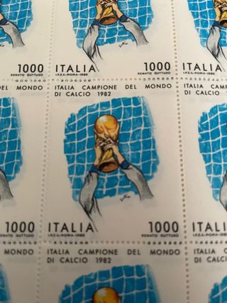 Francobolli Italia Campione del Mondo 1982