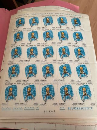 Francobolli Italia Campione del Mondo 1982