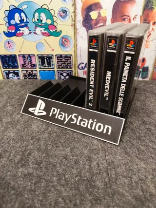 Stand Porta Giochi PlayStation 1 PS1
