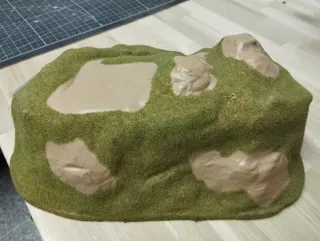 Túnel montaña maqueta trenes