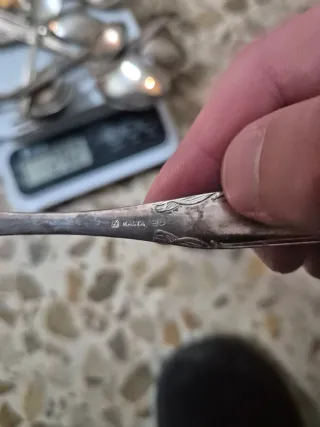 Lote Cucharas Plata Alpaca 400g