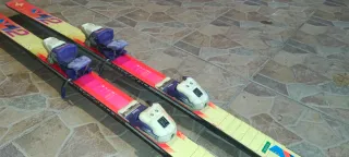 Esquís Blizzard 180 con portabotas Marker