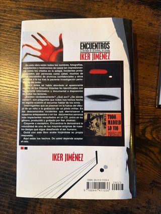 Libros, Iker Jiménez Ovni misterio