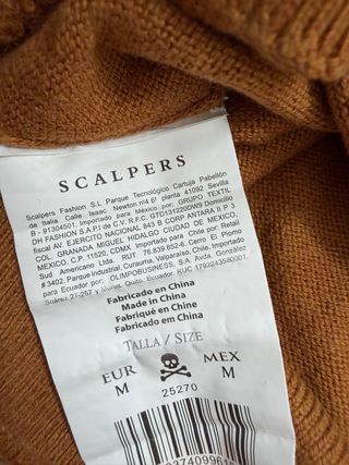 Jersey Scalpers Marrón Talla M