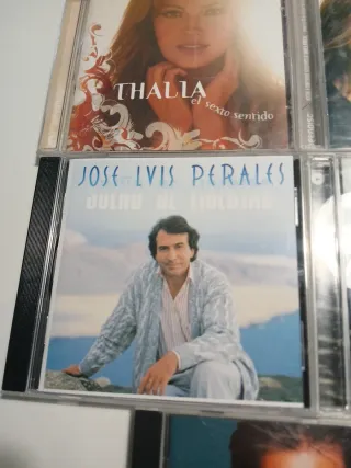 Lote 7 CDs Pop Latino Romántico