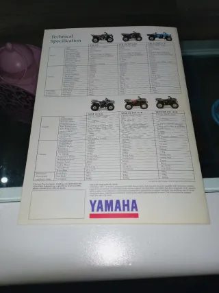Catálogo ATV Yamaha