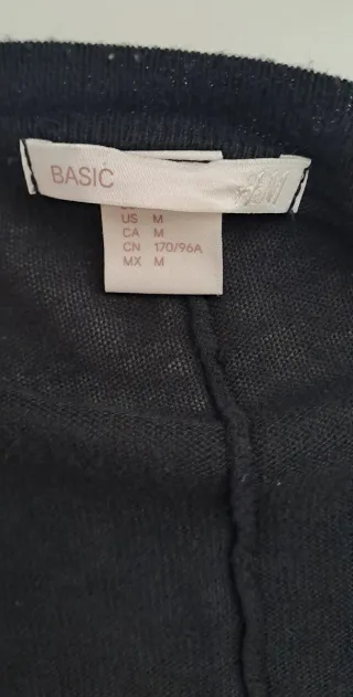 Cardigan H&M aperto nero tg. M