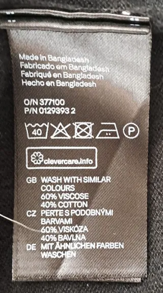 Cardigan H&M aperto nero tg. M