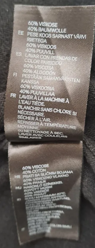 Cardigan H&M aperto nero tg. M