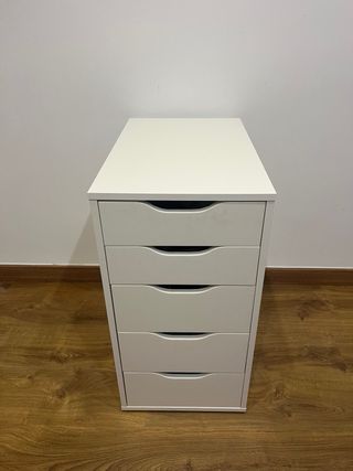 Cajonera blanca 5 cajones