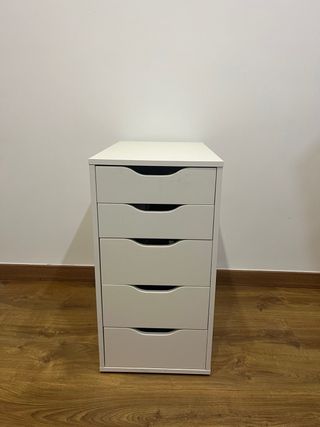 Cajonera blanca 5 cajones