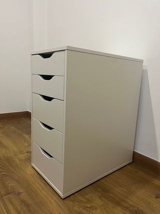 Cajonera blanca 5 cajones