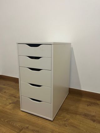 Cajonera blanca 5 cajones