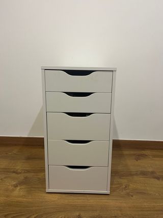 Cajonera blanca 5 cajones