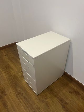 Cajonera blanca 5 cajones