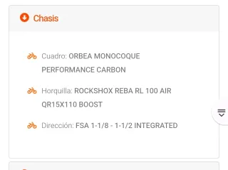 BICICLETA ORBEA ALMA M50 CARBONO