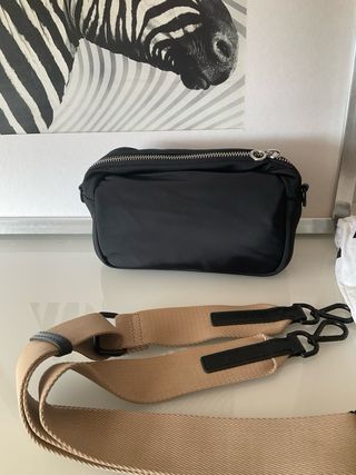 Bolso Adolfo Dominguez Negro y Beige