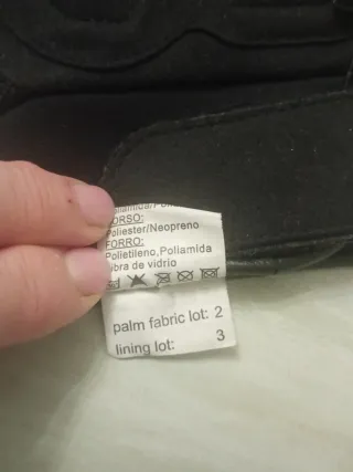 Guantes Tácticos Ejército Español Negros talla 9