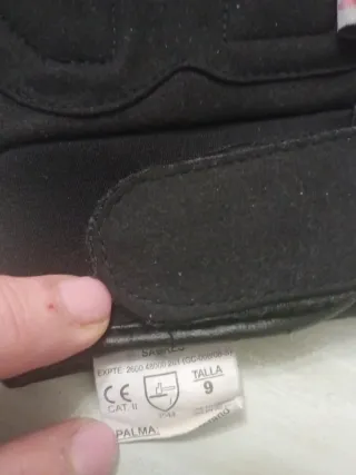 Guantes Tácticos Ejército Español Negros talla 9